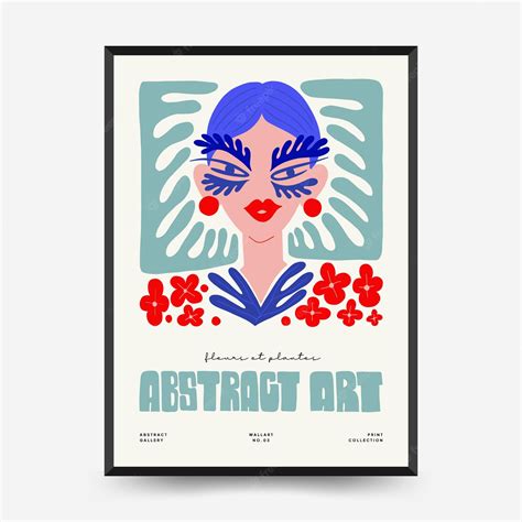 Premium Vector | Abstract art posters template. modern trendy matisse ...