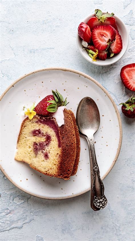 Strawberry Swirl Bundt Cake California Strawberry Commission Recipe