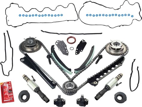 Yjracing Variable Camshaft Timing Chain Kit W Cam Phasers And Vvt Valves Replacemnt For 5 4l 3v