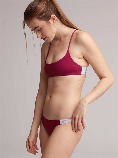 Bikini Deportivo De Cabuya Surf Bikinis Completo Ecometas