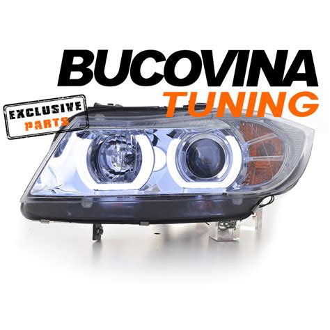 Faruri Angel Eyes D Led Compatibile Cu Bmw Seria E E