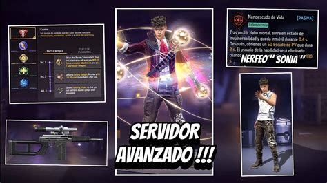 Novedades Del Nuevo Servidor Avanzado Enero Free Fire