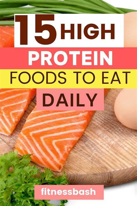 15 High Protein Foods to Stay Fit All Day - Fitness Bash