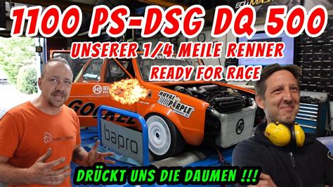 Turbo Gockel 1100 PS VW GOLF 1 4 MOTION DSG DQ500 READY FOR RACE