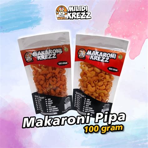 Jual Makaroni Pipa Gr Cemilan Pedas Makroni Shopee Indonesia