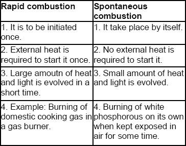 CBSE 8 Science CBSE Combustion And Flame Free Test Papers Sample