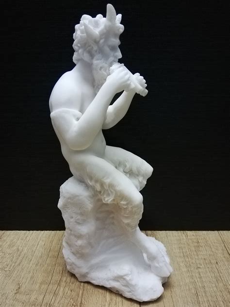 Satyr Sitting On A Rock Pan Faun In Cm Nude Male Etsy