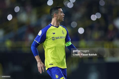 Cristiano Ronaldo Of Al Nassr Looks On During The Saudi Pro League