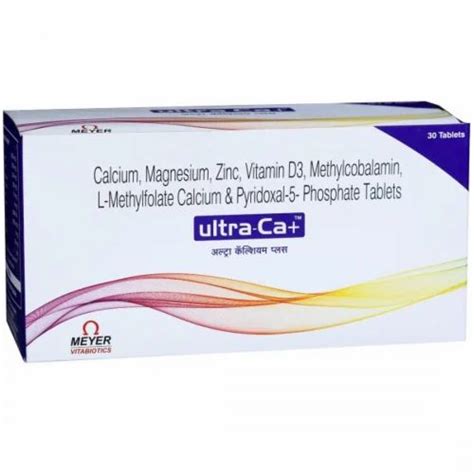 Meyer Vitabiotics Ultra Ca Plus Tablet At Rs Box Calcium Tablet