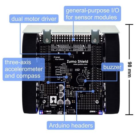 Pololu Zumo Shield For Arduino