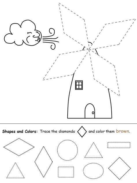 Easy Diamond Worksheet