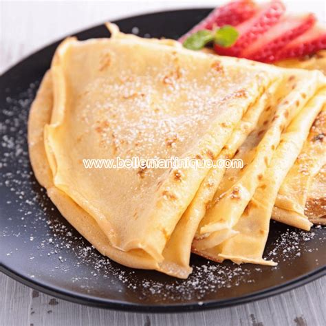 Crêpes au Lait de Coco sans gluten Belle Martinique