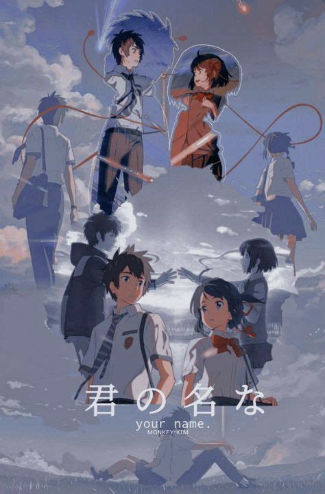 Your Name Poster Anime Personagens De Anime Filmes De Anime