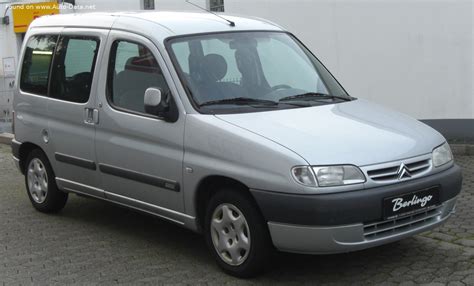 1997 Citroen Berlingo I Phase I 1996 1 9 D 71 CV Ficha técnica y