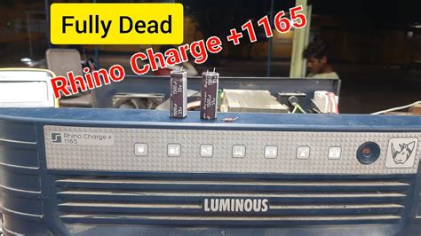 Luminous Rhino Charge 1165 Dead Condition Luminous Inverter Repair