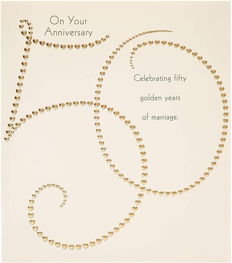 Anniversary Cards For Couple Golden Wedding Anniversary Gifts Th