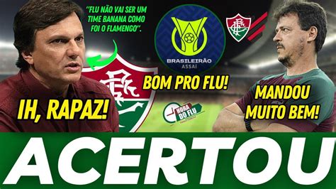 O Diniz Acertou Mauro Cezar Soltou O Verbo Boa Not Cia Pro Fluminense