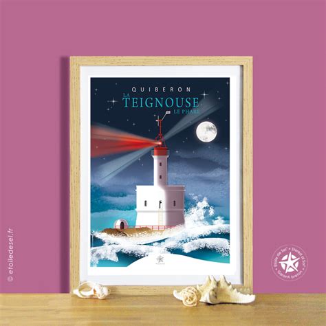 Affiches Phares Du Morbihan Toile De Sel Bretagne