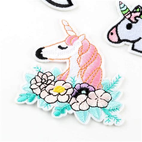 12 Unicorn Iron On Patches For Clothing Girls Unicorn Etsy