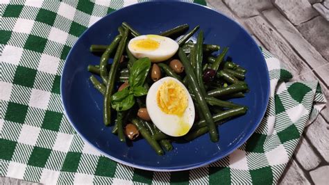 Insalata Di Fagiolini Uova Sode E Olive YouTube