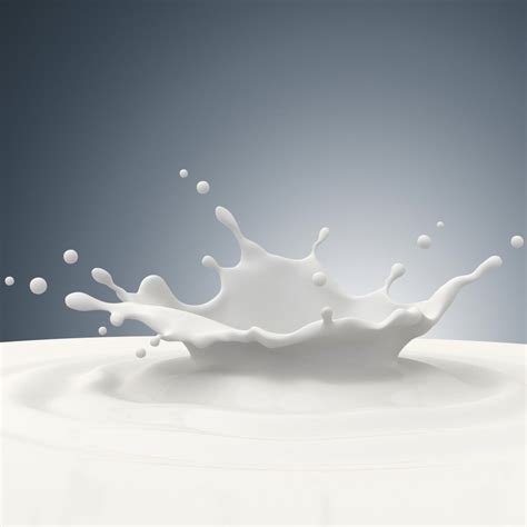 milk splash 3d obj