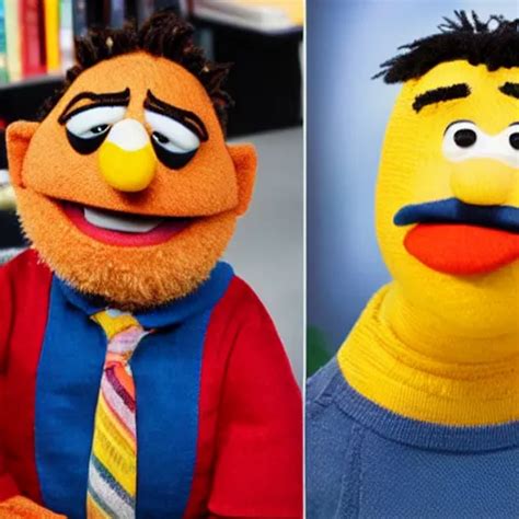 Real Life Versions Of Bert Ernie As Community Stable Diffusion