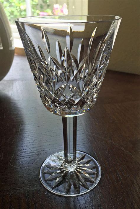 Vintage Waterford Crystal Stem Claret Wine Stem Lismore Pattern