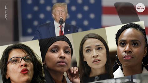 Squad Congresswomen Call Trump Go Back Tweets Racist