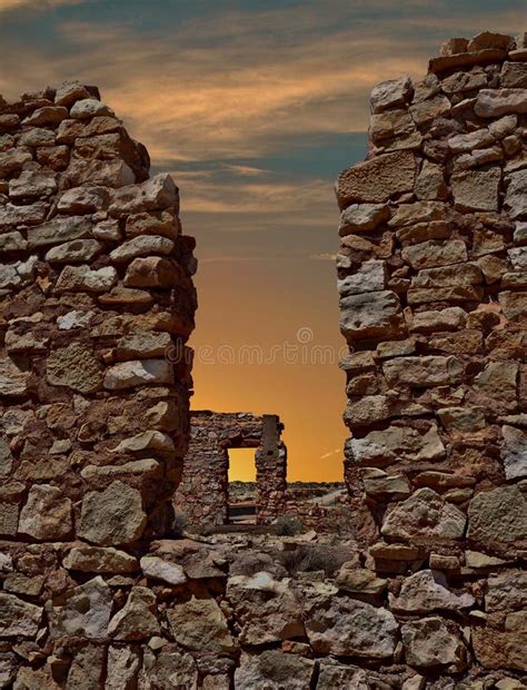 Two Guns Ghost Town In Diablo Canyon Stock Image Image Of Southwest