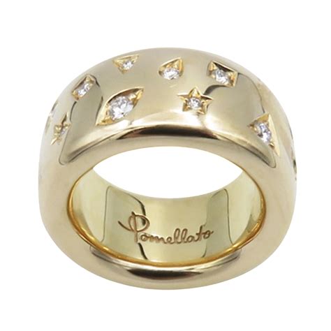 Bague Pomellato Iconica Or Rose K Et Diamants Taille