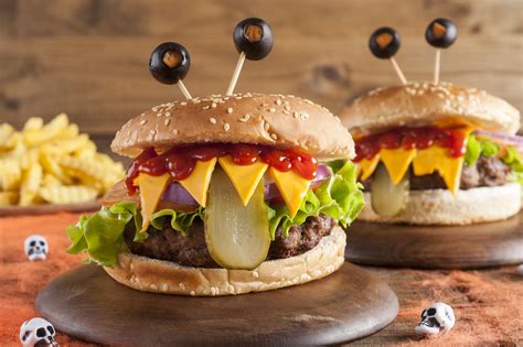 Hamburguesa Monstruosa De Halloween Recetas Nestl