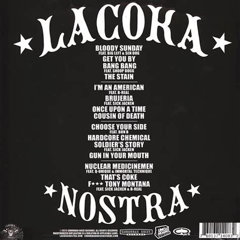 La Coka Nostra A Brand You Can Trust Transculent Purple Vinyl Edition