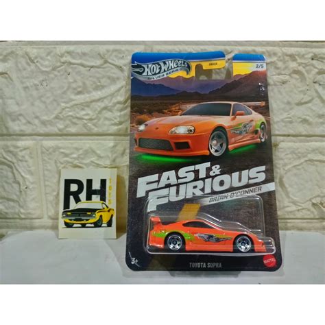 Jual Hot Wheels Toyota Supra Oren Fast Furious Brian Series Shopee Indonesia
