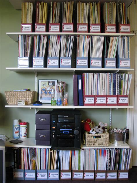 Music Organization Idea Music Room Organization