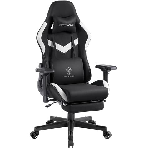 Dowinx Gaming Chair Breathable Fabric Office Chair With Massage Lumbar