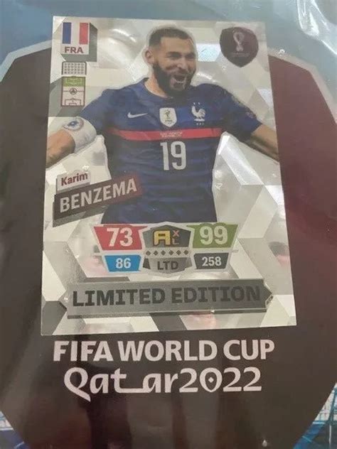 CARTE PANINI FIFA Coupe Du Monde Qatar 2022 Adrenalyn XL KARIM BENZEMA