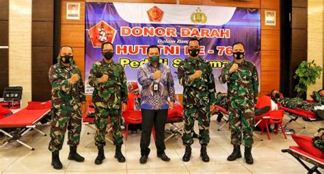 Sambut Hut Ke Tni Wingdikkal Dan Unsur Gabungan Gelar Donor Darah