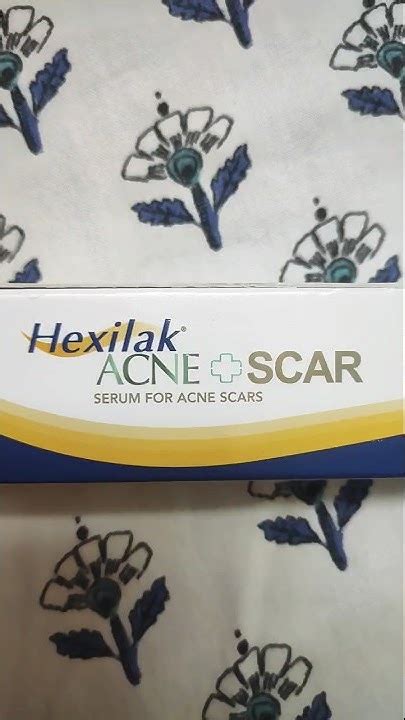 Hexilak Acne Scar Serum Youtube