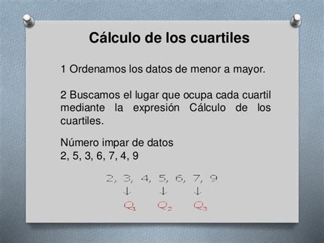 Medidas De Posición Cuartiles Deciles Y Percentiles Clase Mate 1º