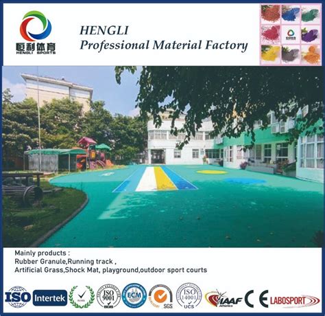 Colorful Elastic Epdm Rubber Particles Crumbs Granules Particles Epdm