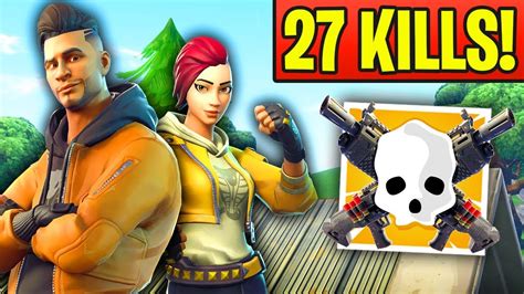 INSANE 27 KILL WIN FORTNITE DUOS FT COURAGEJD YouTube