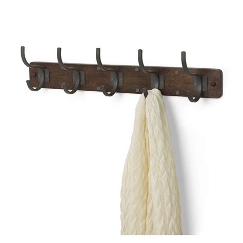 Spectrum Richmond 5 Hook Wall Mounted Coat Rack And Reviews Wayfair