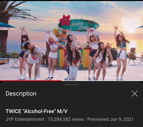 TWICE CHART JAPAN on Twitter STREAM ALCOHOL FREE NOW 6日目目標 7900万