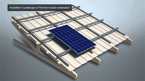 Hb Solar Skyrack Flush Mount Rooftop Pv Animated Installation Video