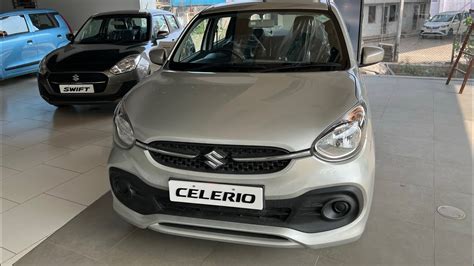 Maruti Suzuki Celerio Vxi Cng Silver Colour Real Life Review Youtube