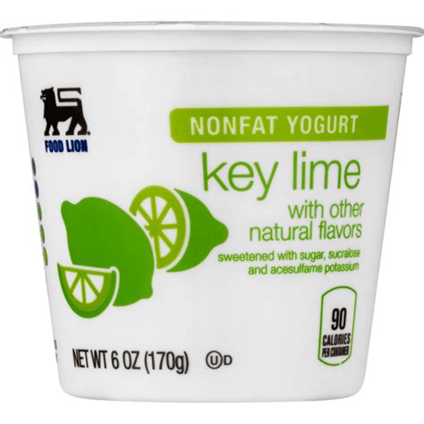 Food Lion Yogurt Nonfat Key Lime Cuptub 6 Oz Instacart
