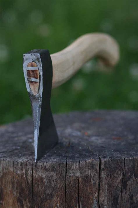 Robin Wood Axe In Block Front Wood Tools