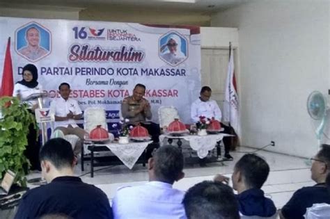 Perindo Makassar Komitmen Ciptakan Pemilu Aman Dan Damai