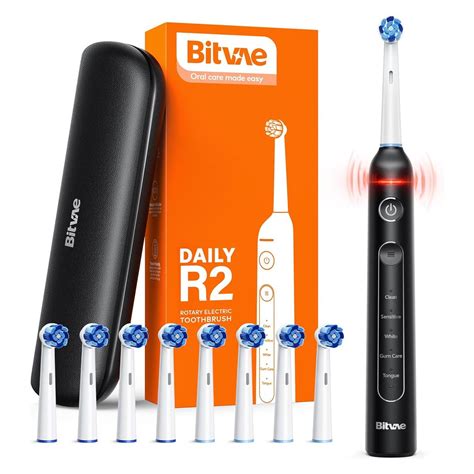 Bitvae R Rotating Electric Toothbrush For Adults With Brush Heads