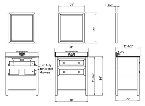 Staggering Photos Of Bathroom Vanity Cabinet Sizes Ideas | Laanexa